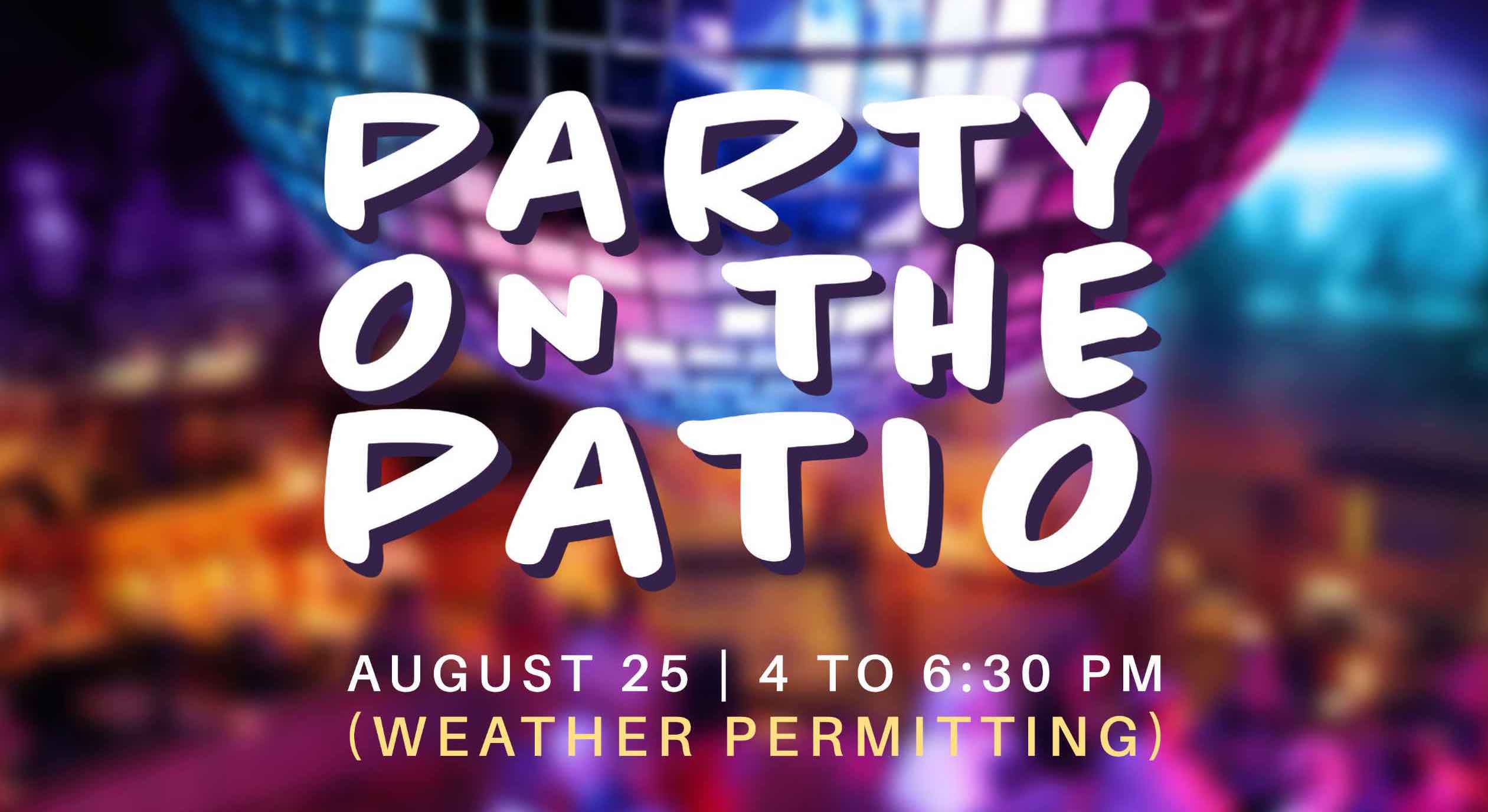 Party on the Patio header